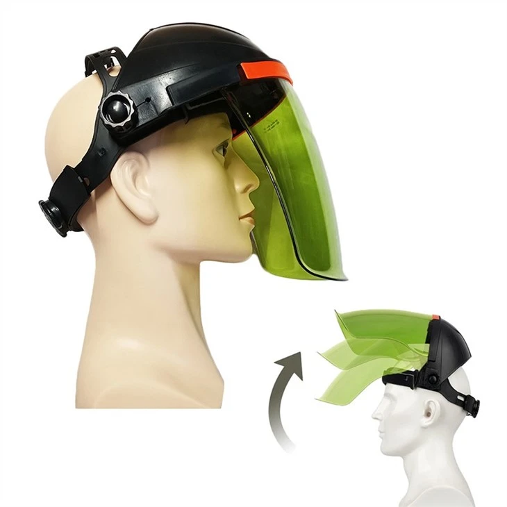 UV Fiber Laser Safety Face Shield